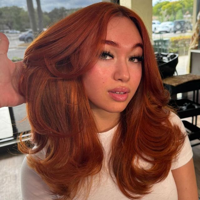 Terracotta Visual Idea — Fall to Winter Hair Colors