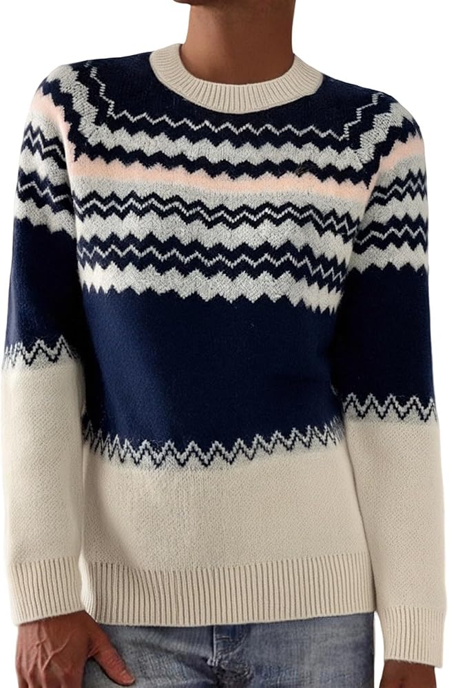 Classic Norwegian Pattern Knit Sweater Classic Norwegian Pattern Knit Sweater β Scandinavian Winter Outfits