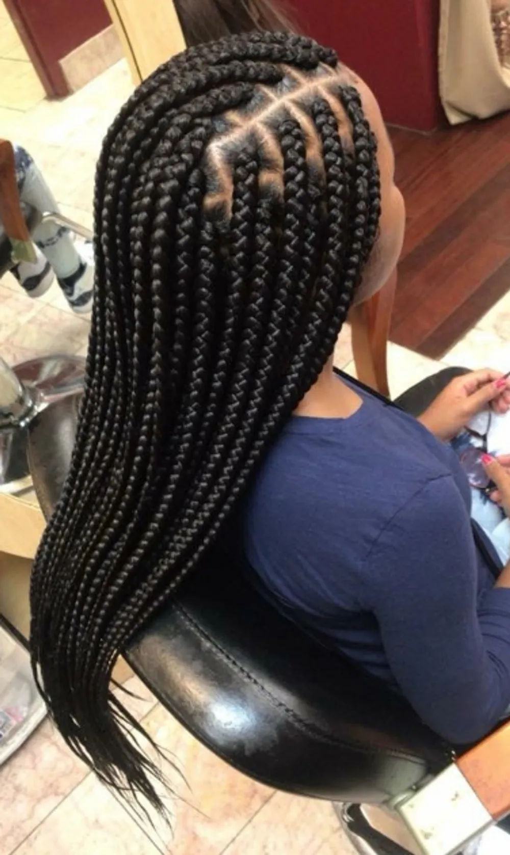 Intricate Twisted Low Nape Bun — Winter Hairstyles for Long Hair