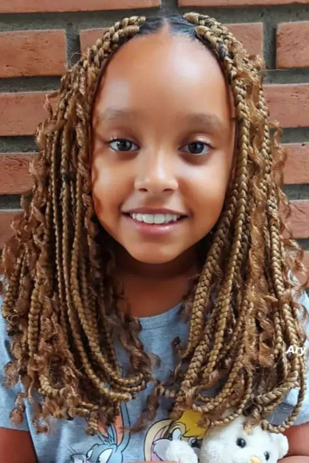 Medium Brown Box Braids With Blonde Highlights Medium Brown Box Braids With Blonde Highlights β Winter Hairstyles for Black Kids