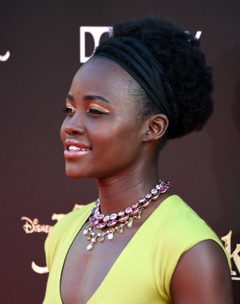 Voluminous Natural Afro With Headband — Winter Hairstyles for Black Women