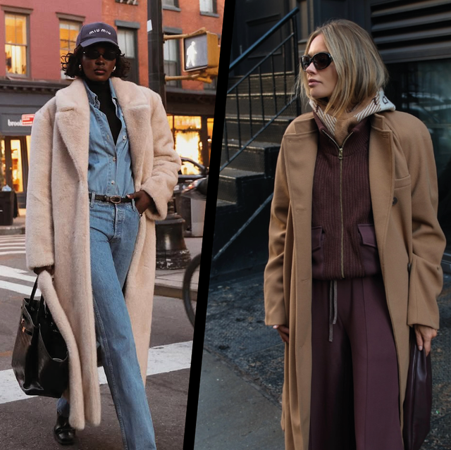 Beige Faux Fur Coat and Denim Shirt for a Chic Apres Ski Blend Beige Faux Fur Coat and Denim Shirt for a Chic Apres Ski Blend β Apres Ski Outfits