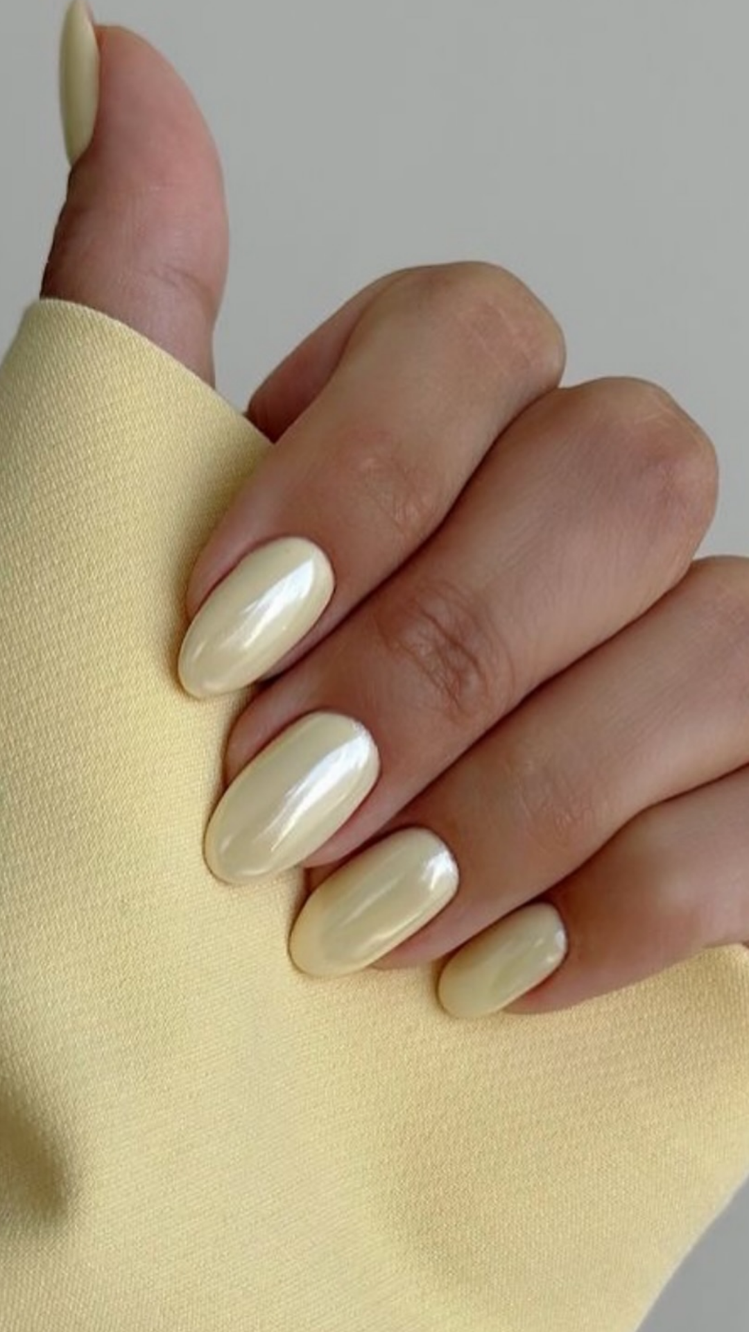 Shimmer Visual Idea — Winter to Spring Transition Nails