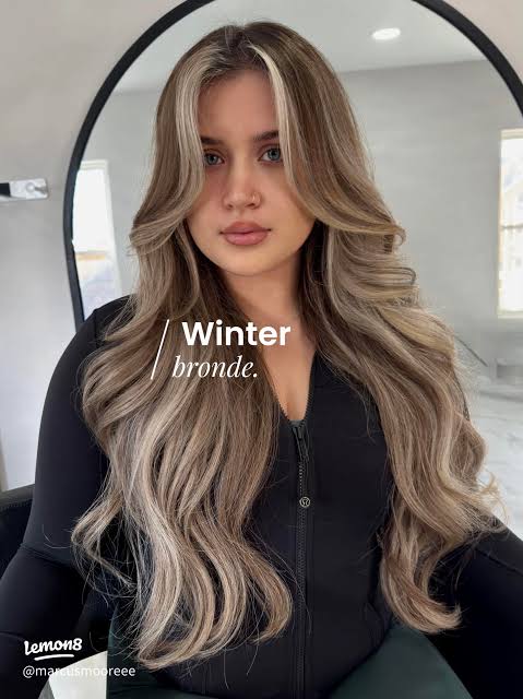 Bronde With Face-Framing Blonde Highlights — Winter Highlights