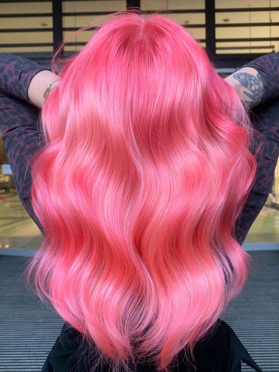 Vivid Pink With Lighter Undertones — Low Maintenance Winter Hair Colors