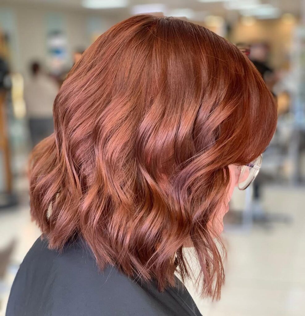 Muted Rose Gold Red Solid Colour Visual Idea Muted Rose Gold Red Solid Colour Visual Idea β Winter Red Hair Colors
