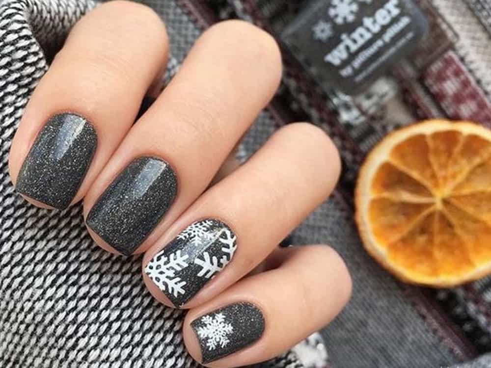 Shimmer Visual Idea Shimmer Visual Idea β Winter Dip Powder Nails
