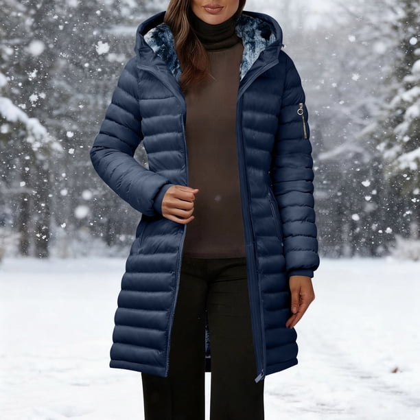 Navy Puffer Coat with Brown Turtleneck Navy Puffer Coat with Brown Turtleneck β Winter Hiking Outfits
