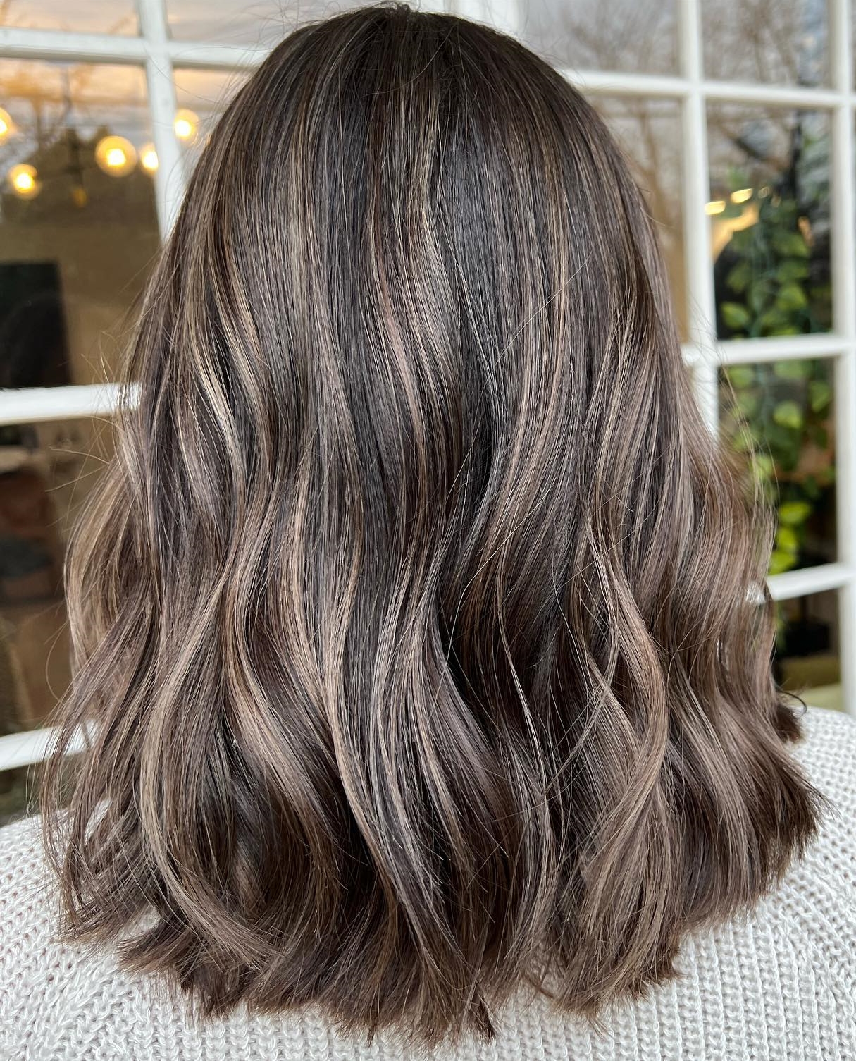 Collarbone Ash Brown With Subtle Cool Highlights Collarbone Ash Brown With Subtle Cool Highlights β Ash Brown Hair