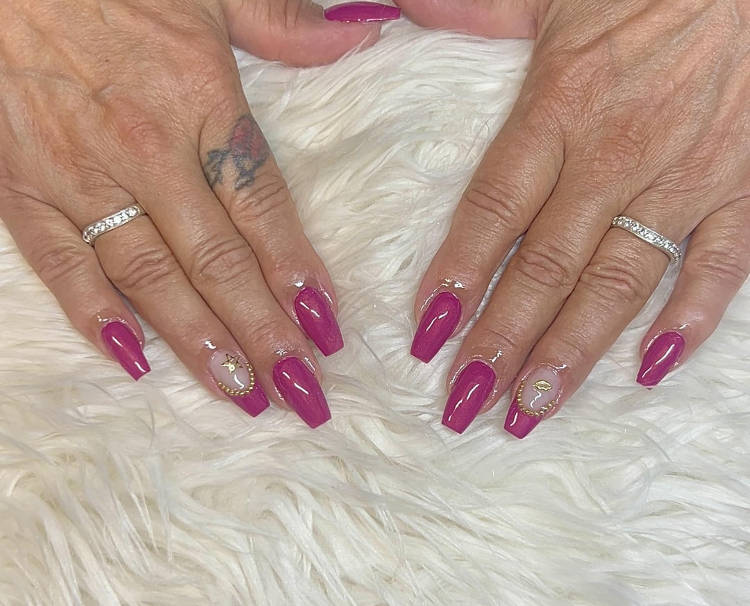 High Gloss With Clear Top Coat Visual Idea High Gloss With Clear Top Coat Visual Idea β Winter Nail Colors for Women Over 70
