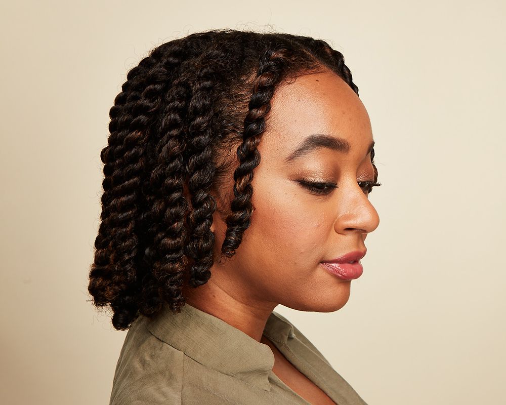Collarbone Twists With Auburn Highlights Collarbone Twists With Auburn Highlights β Winter Protective Hairstyles