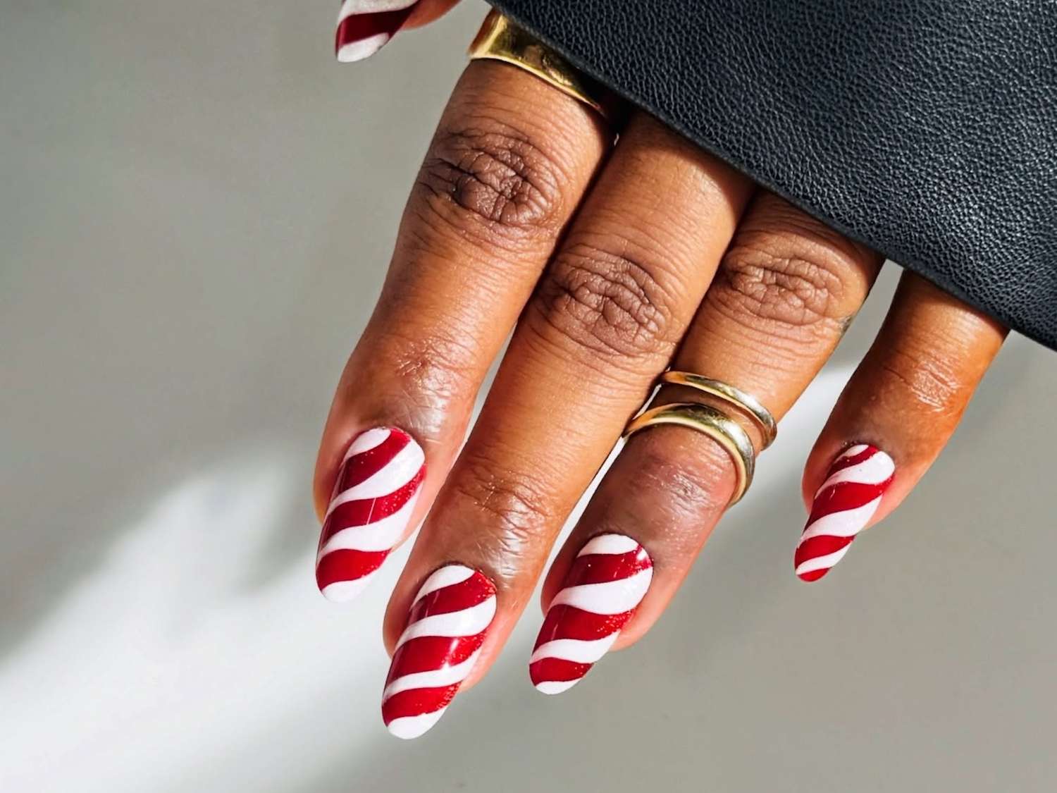 Long Stiletto Red White Candy Cane Nails Long Stiletto Red White Candy Cane Nails β Christmas Acrylic Nails 2026