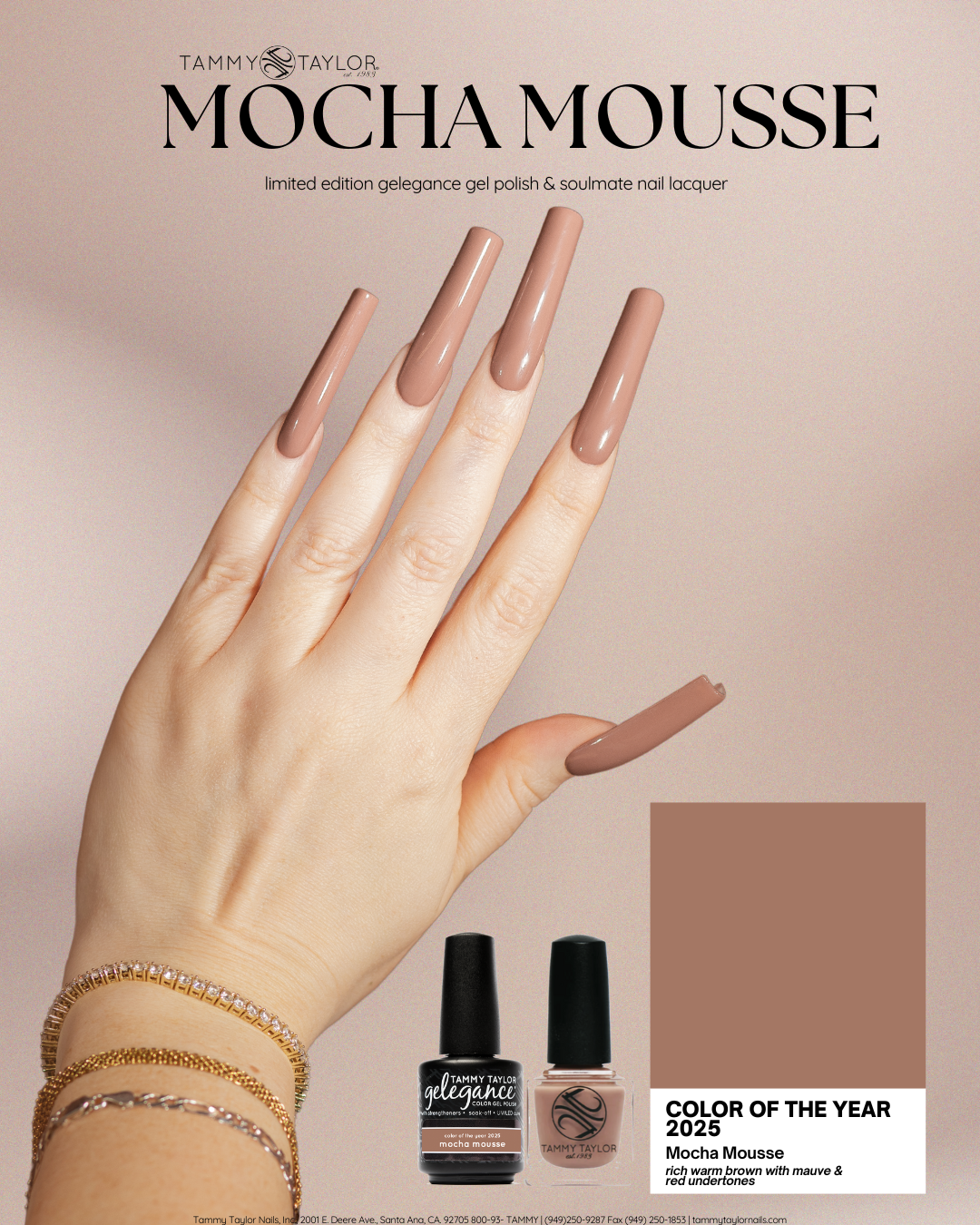 Everyday Professional Visual Idea — Mocha Nails