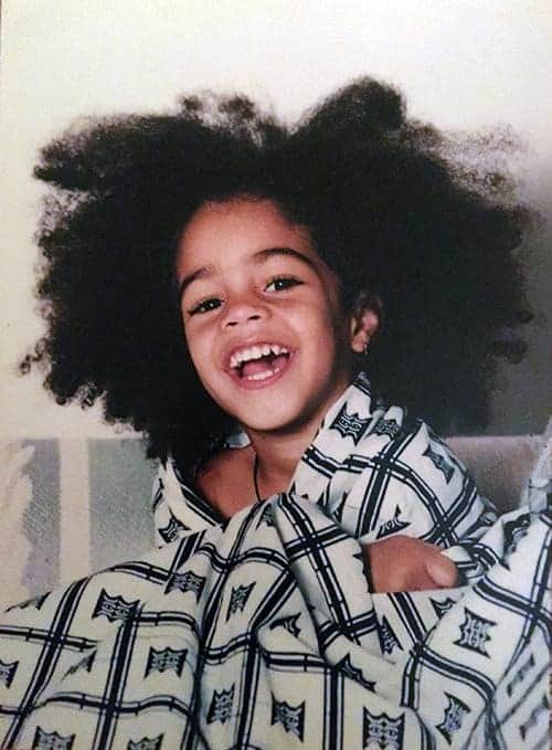 Voluminous Air Dried Natural Afro Voluminous Air Dried Natural Afro β Winter Hairstyles for Black Kids