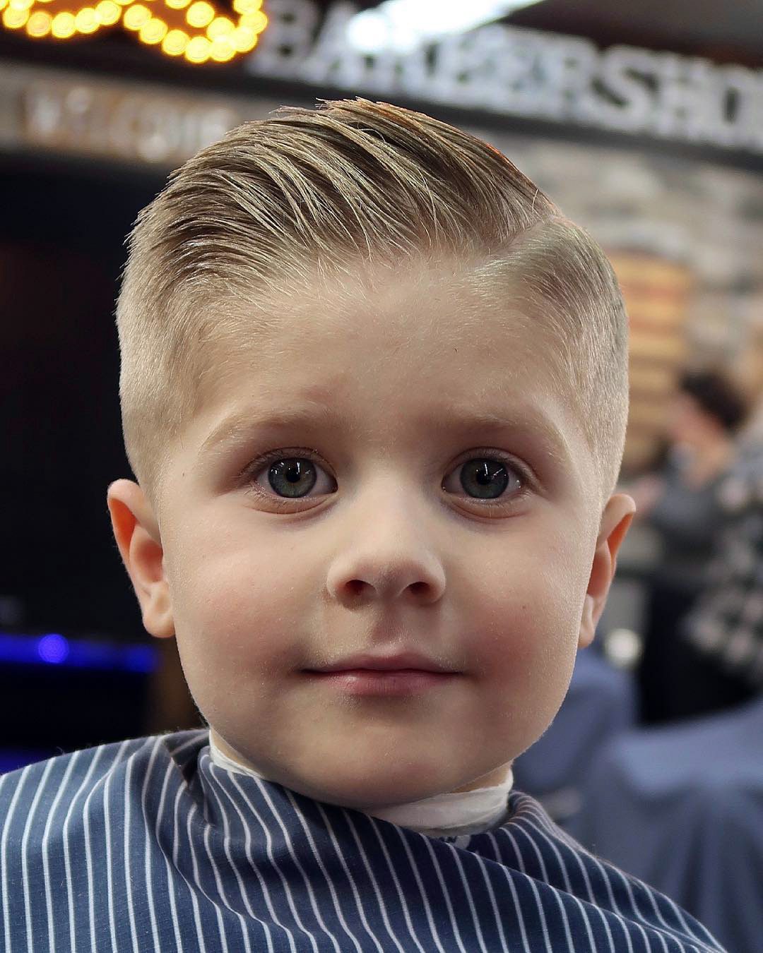 Classic Side Part With Short Fade — Winter Haircuts for Boys