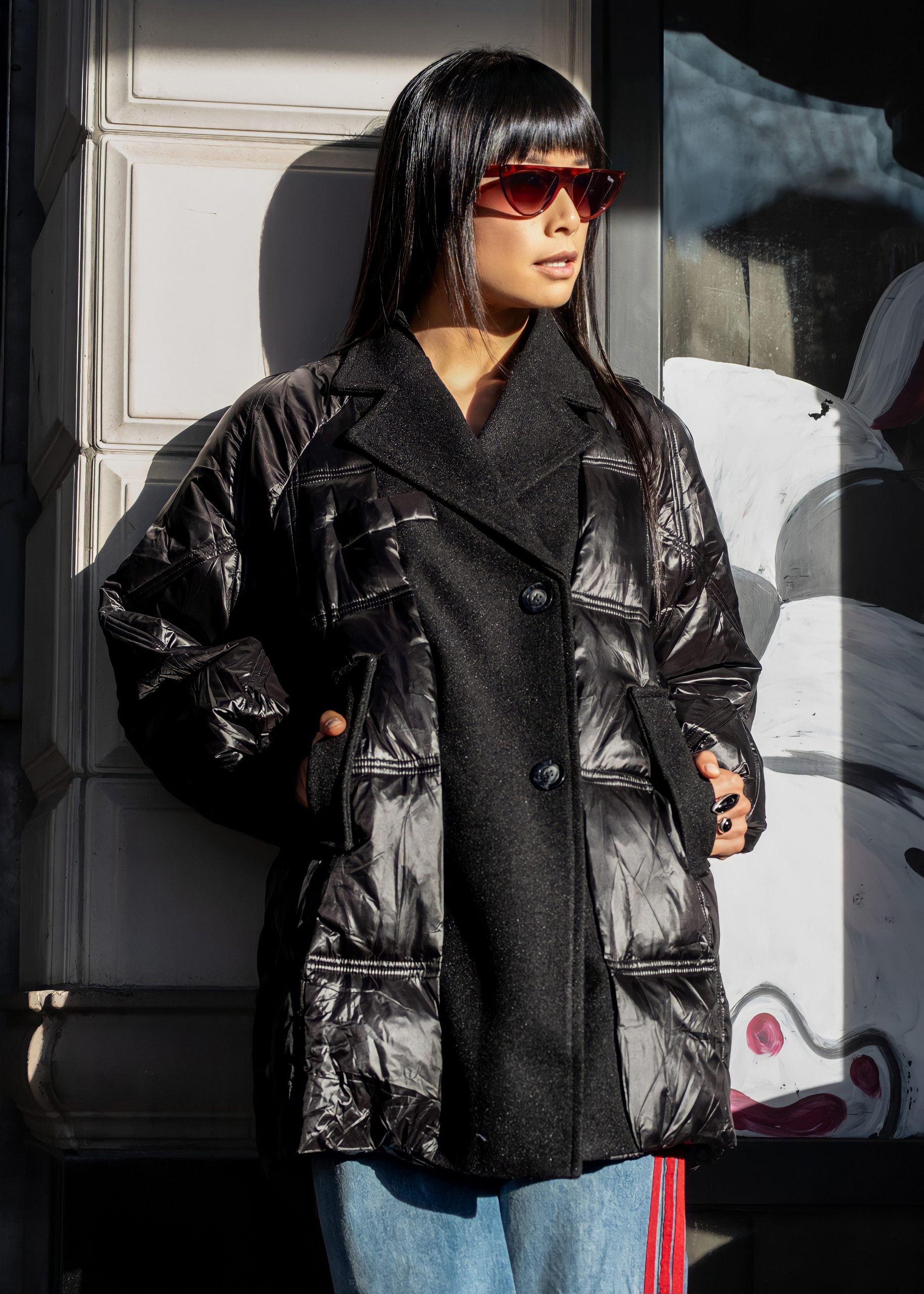 Quilted Puffer Jacket for a Sporty Vibe — Casual Winter Outfits