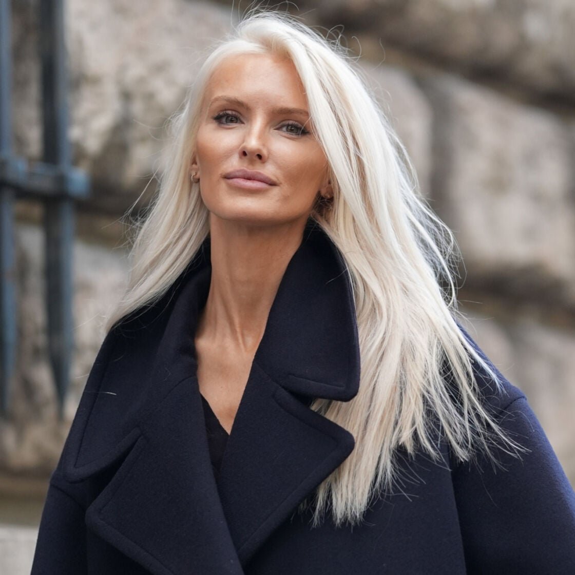 Extreme Platinum Straight Mid Back Blonde — Winter Hair Colors for Blondes