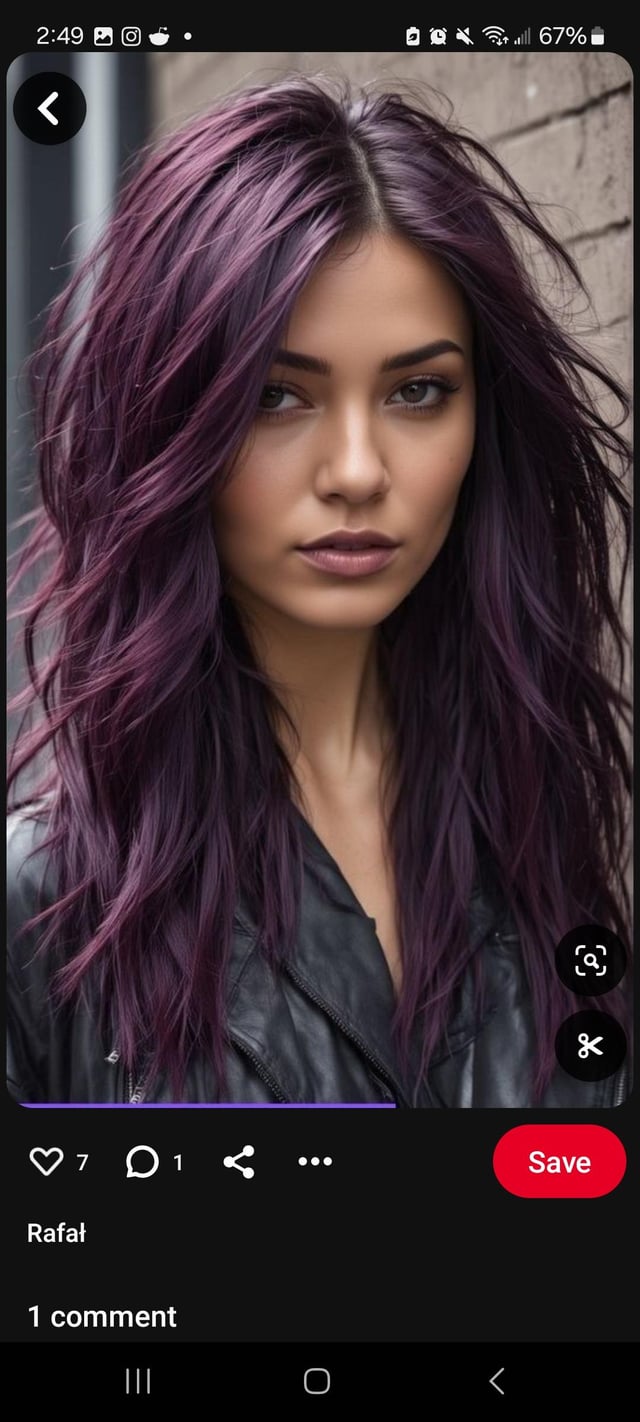 Deep Plum With Magenta And Fuchsia Tones Visual Idea Deep Plum With Magenta And Fuchsia Tones Visual Idea β Winter Hair Colors for Olive Skin