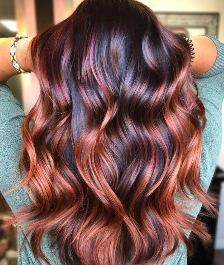 Dark Brown With Subtle Auburn Highlights — Winter Auburn Hair Color