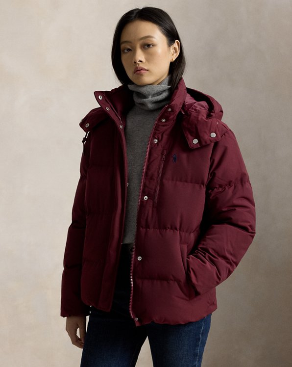 Cropped Puffer Jacket with Turtleneck for Casual Warmth — Chicago Winter Outfits