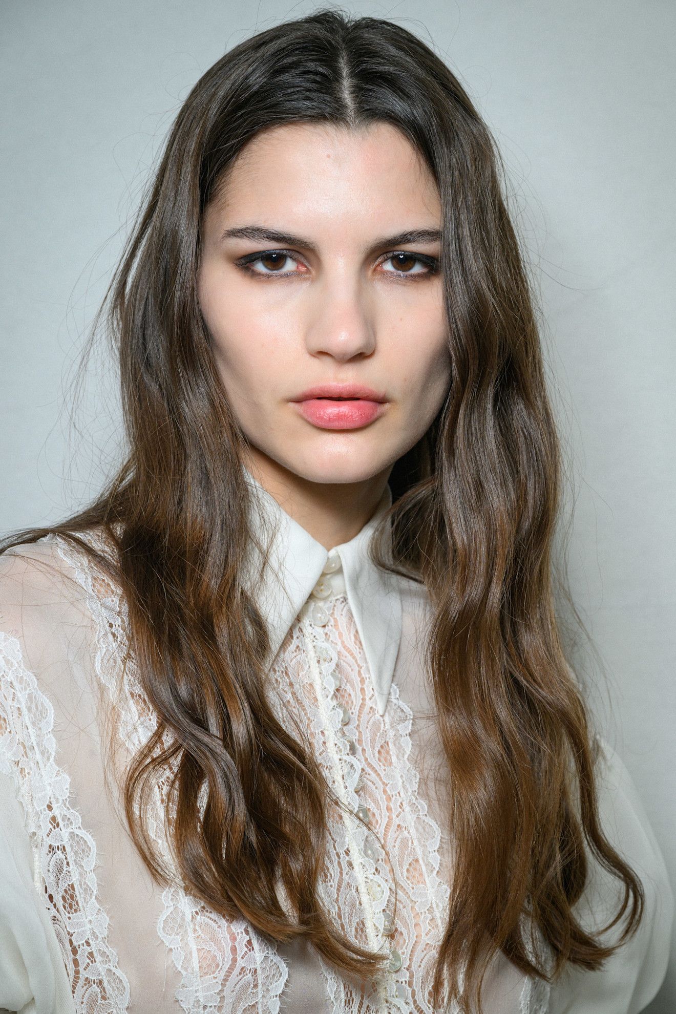 Dark Brown With Subtle Highlights Visual Idea — Winter Haircuts for Oval Faces