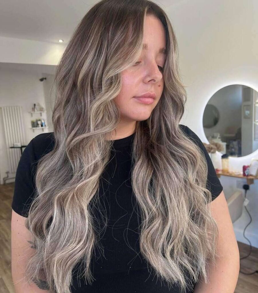 Dark Blonde With Blended Ash & Beige Highlights — Winter Highlights