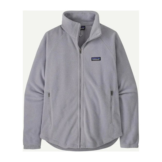 Light Grey Fleece Jacket with Stand-Up Collar for Casual Warmth — Winter Jackets for Women