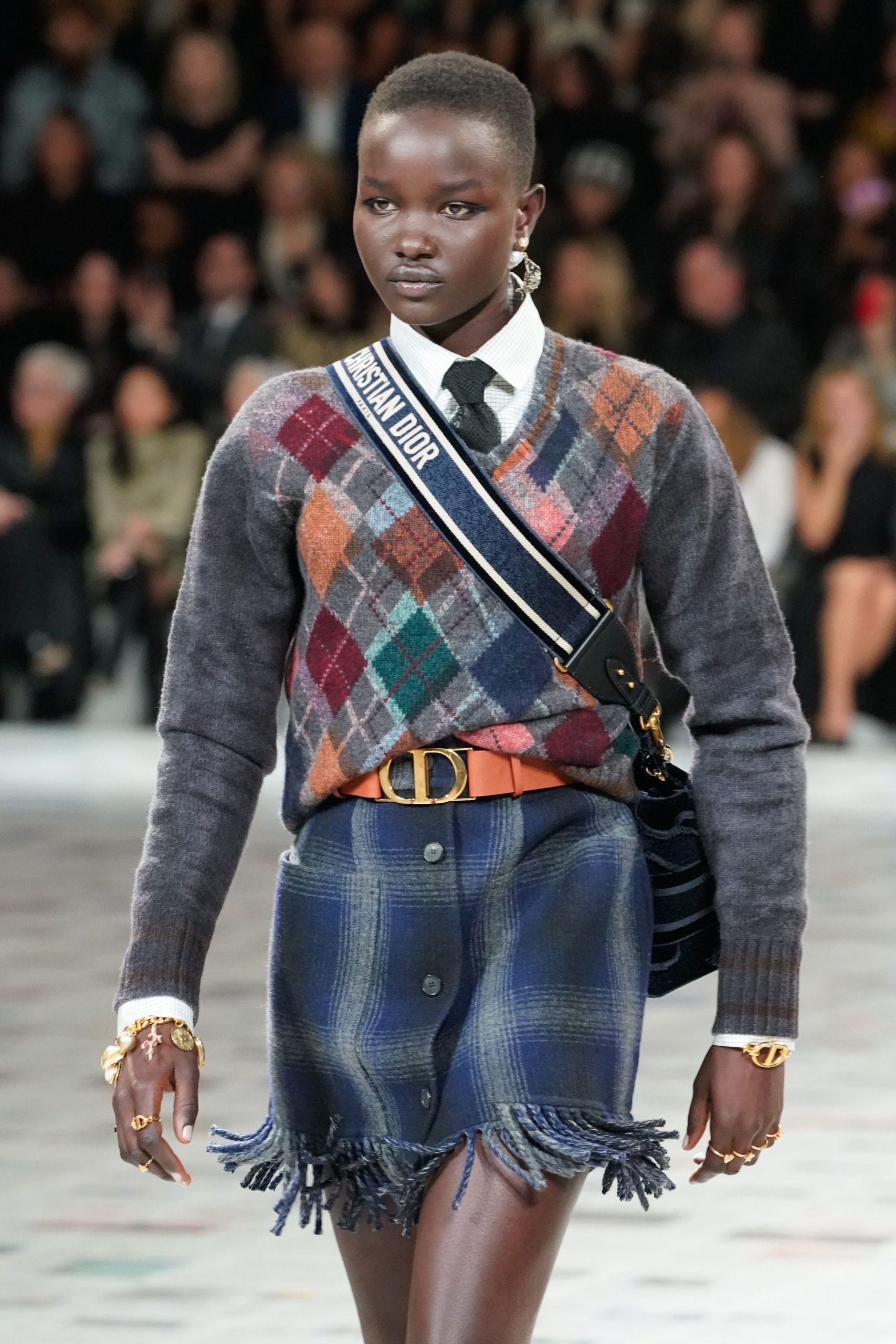 Argyle Sweater Vest with Collared Shirt and Tie Argyle Sweater Vest with Collared Shirt and Tie β Preppy Winter Outfits