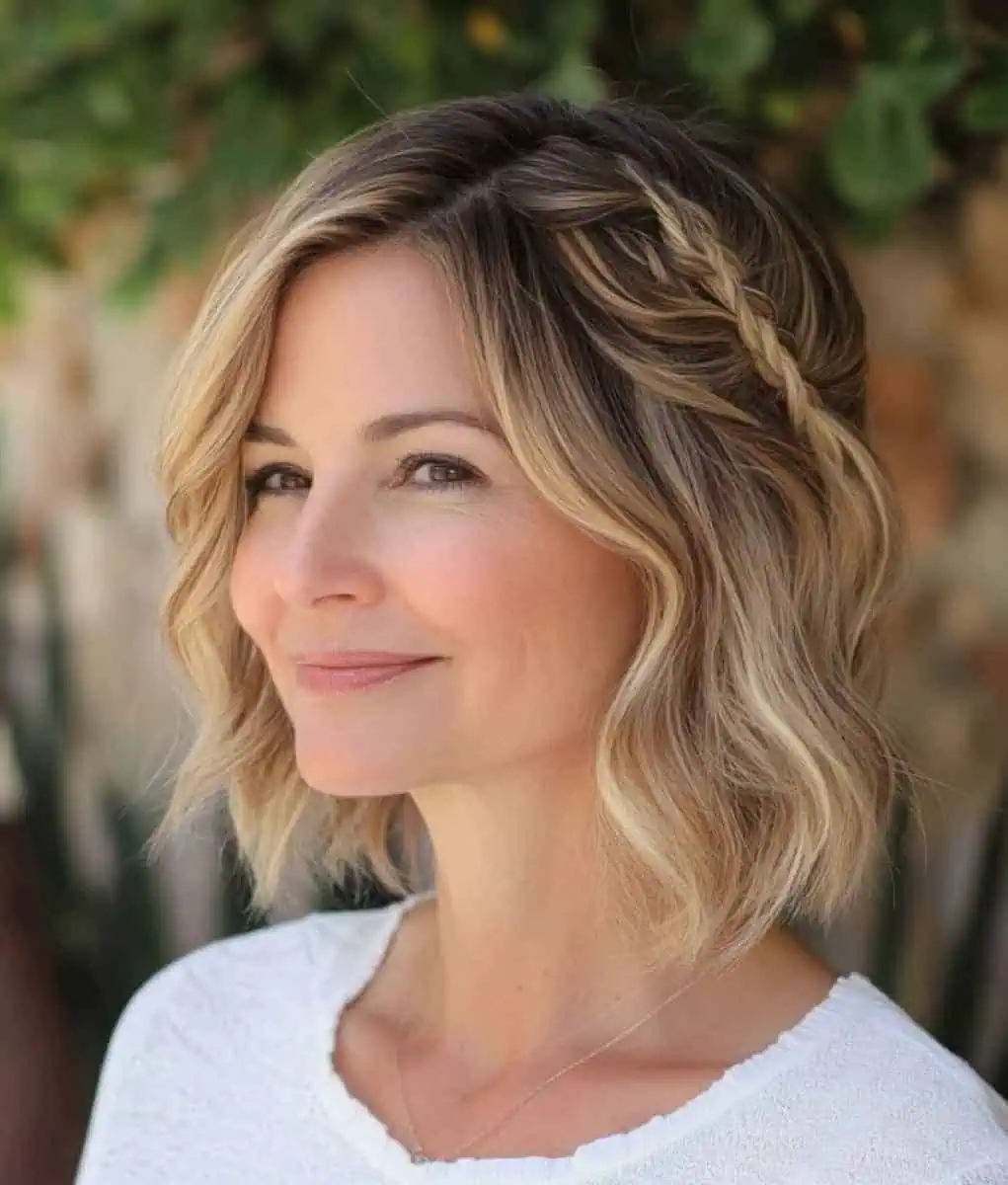Braided Blonde Chin Bob Accent Braided Blonde Chin Bob Accent β Winter Natural Hairstyles