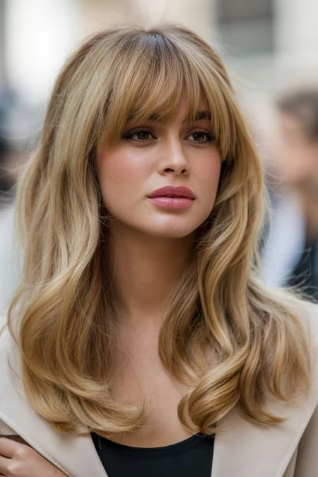 Collarbone Layered Lob With Waves β Mid-Back Length Hair With Soft Waves Collarbone Layered Lob With Waves β Mid-Back Length Hair With Soft Waves β Winter Haircuts for Square Faces