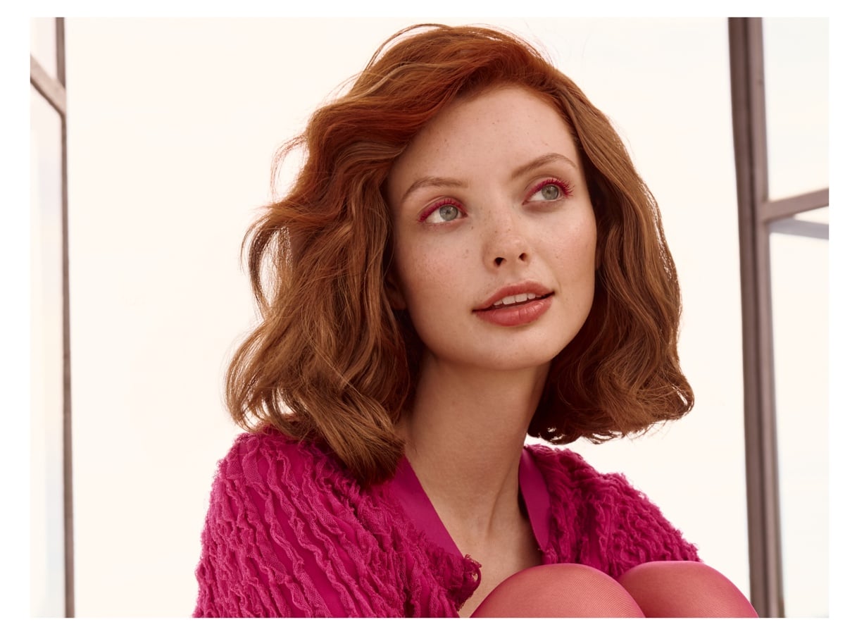 Soft Copper Lob With Soft Waves Soft Copper Lob With Soft Waves β Winter Hair Colors for Redheads