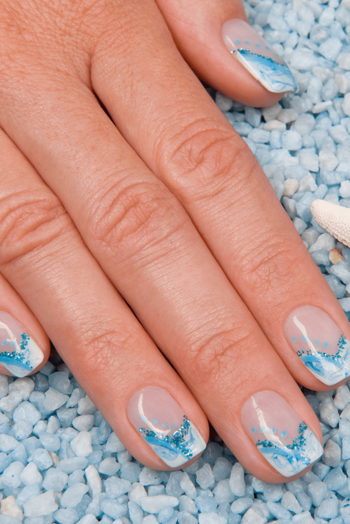 Spring Summer Visual Idea — Winter to Spring Transition Nails