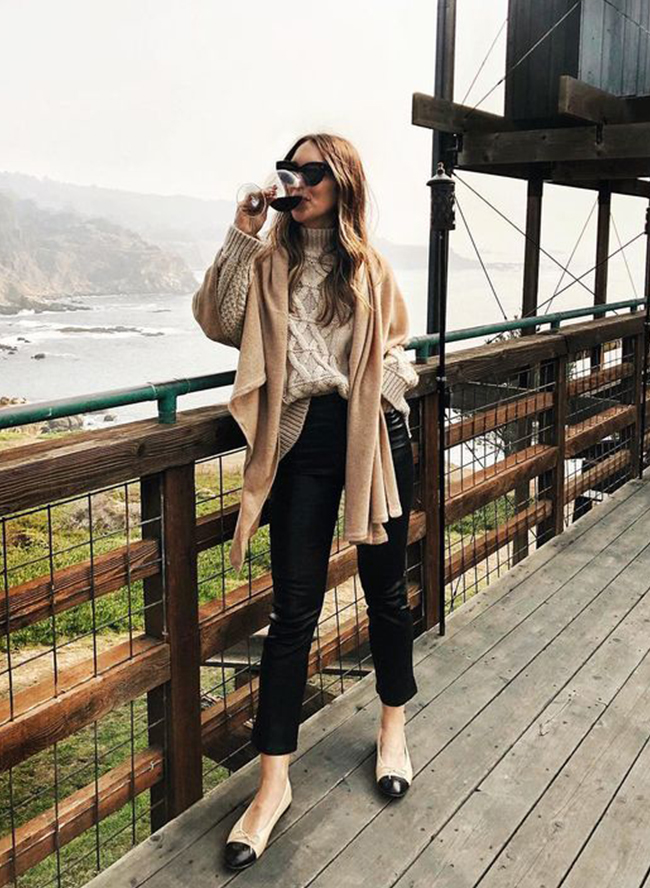 Metallic Silver Boots Elevate a Grey and Black Knit Outfit Metallic Silver Boots Elevate a Grey and Black Knit Outfit β Nashville Winter Outfits
