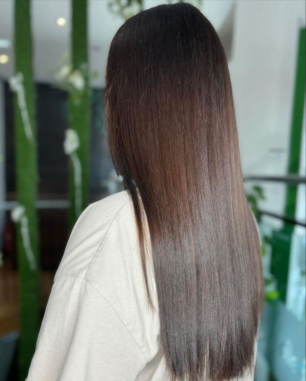 Mid-Back Straight Espresso — Espresso Brown Hair