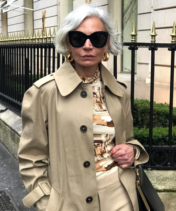 Chic Short Silver Bob Tucked Behind Ears — Winter Haircuts for Women Over 60