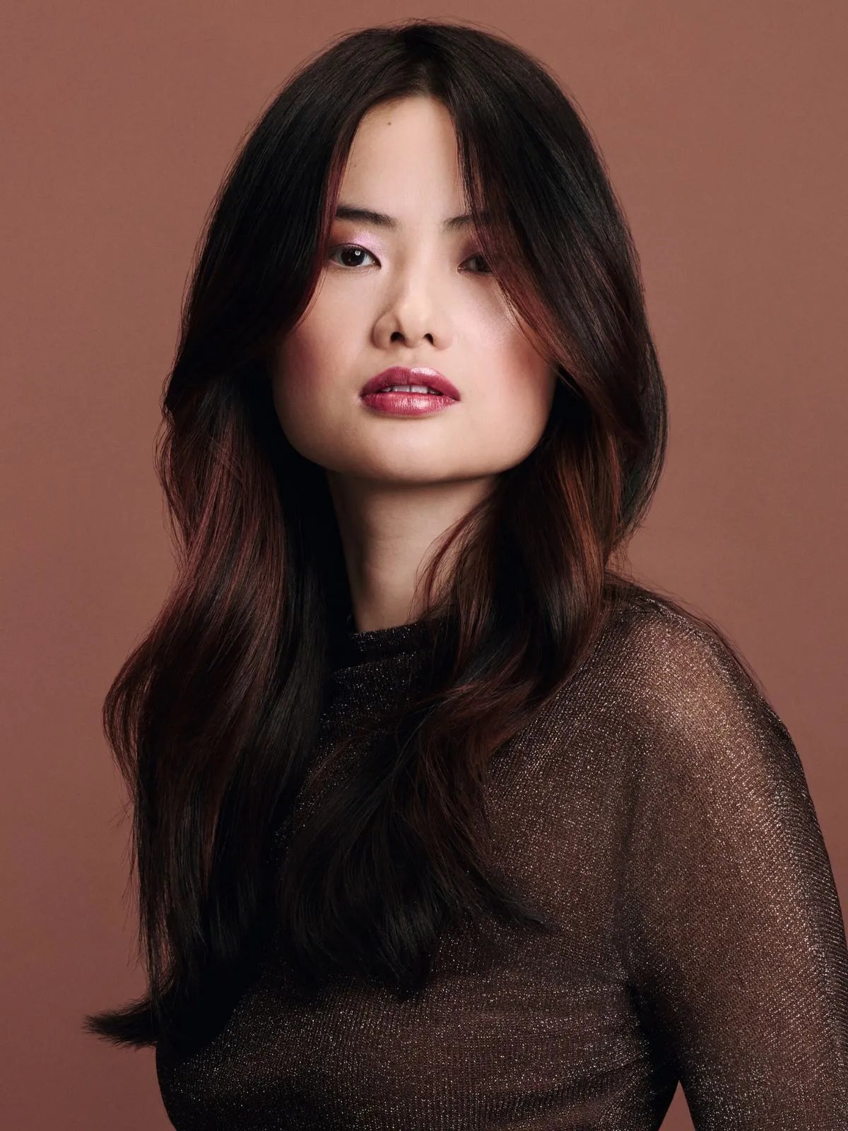 Multi-Dimensional Auburn Tones on Dark Brown — Winter Hair Colors for Brunettes