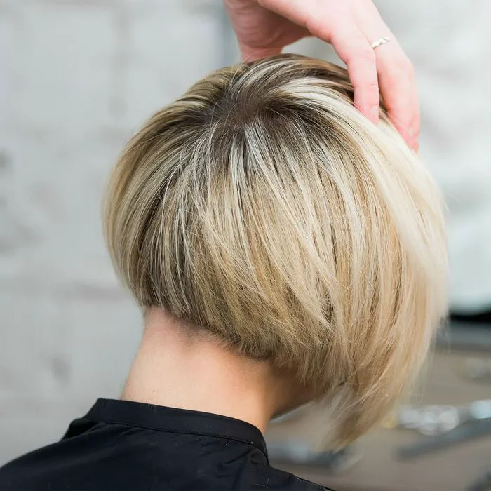 Ash Blonde With Darker Roots Visual Idea — Winter Lob Haircuts