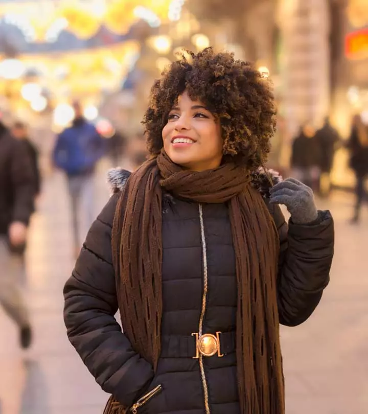 Front View Visual Idea Front View Visual Idea β Winter Hairstyles with Scarf