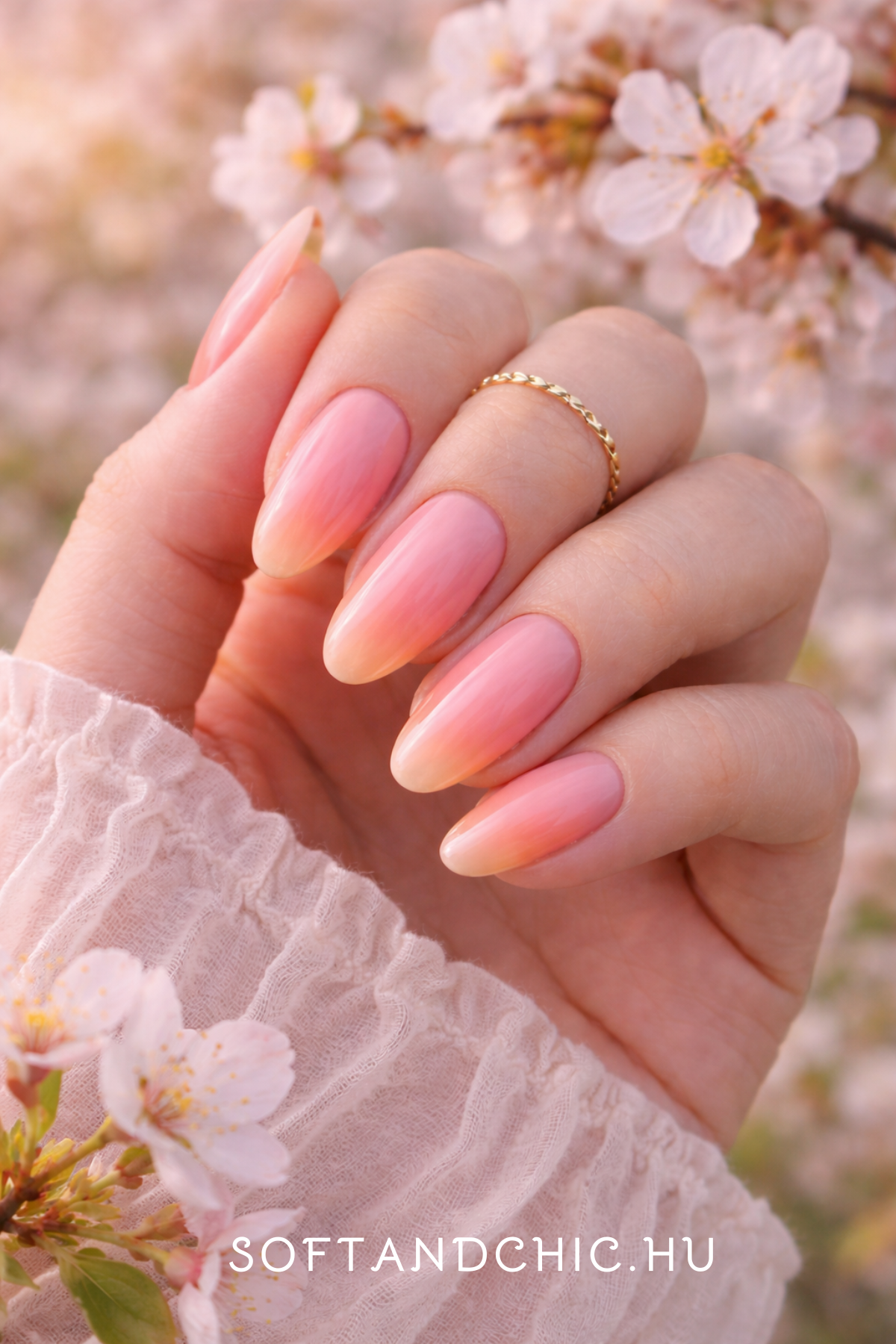 Glossy Visual Idea — Winter to Spring Transition Nails