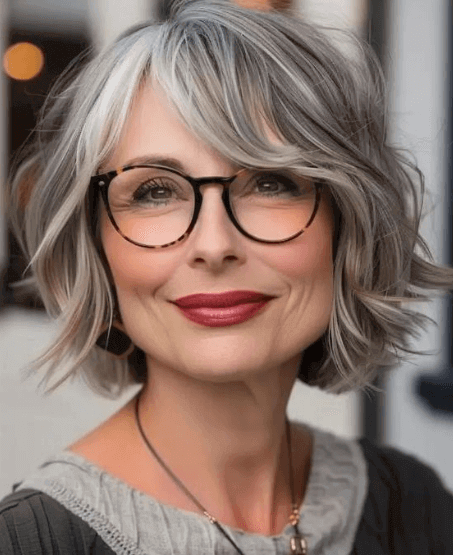 Visual Idea — Winter Hairstyles for Women Over 70