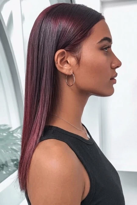 Long Layers Visual Idea Long Layers Visual Idea β Cherry Cola Hair Color