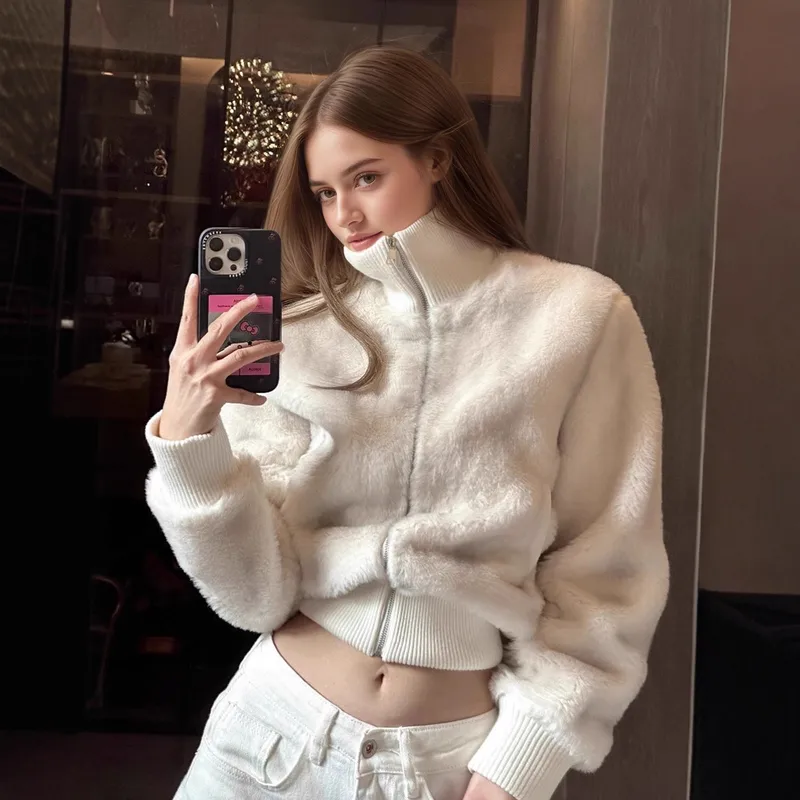 Cropped White Faux Fur Jacket: Everyday Wearability — Faux Fur Coat Outfits