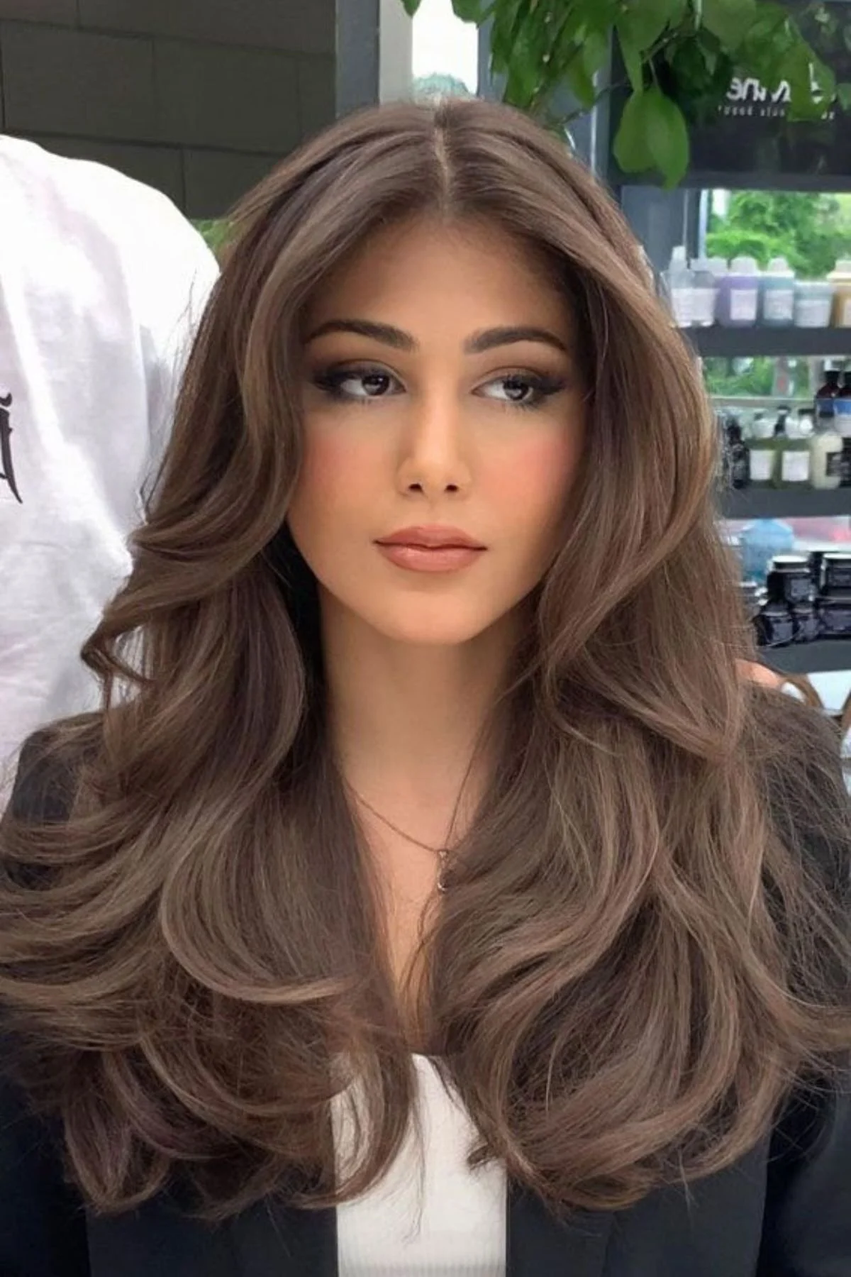 Long Layers with Voluminous Waves — Winter Haircuts for Wavy Hair