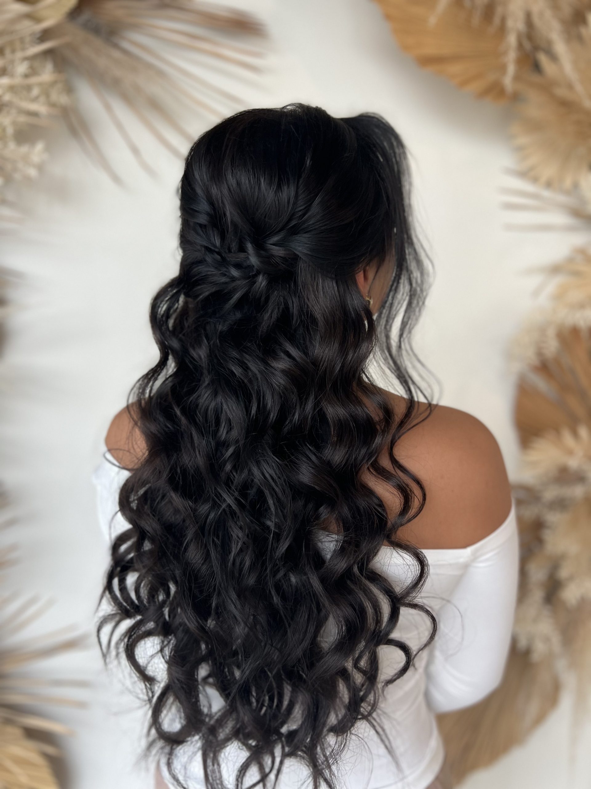 Visual Idea — Winter Half Up Half Down Hairstyles