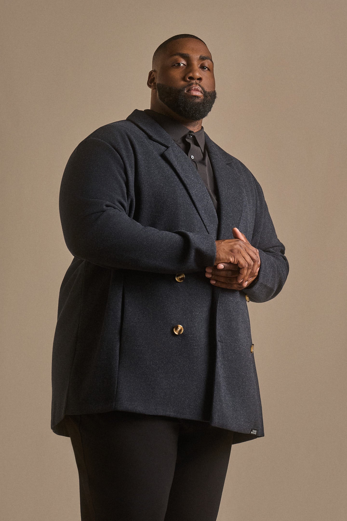 Oversized Dark Grey Peacoat with Gold Buttons Oversized Dark Grey Peacoat with Gold Buttons β Peacoat Outfits