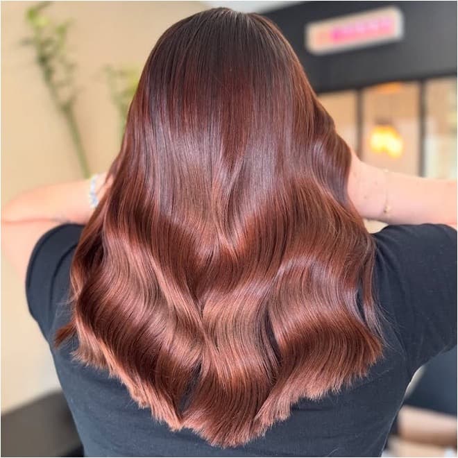 Long Layers Visual Idea — Fall to Winter Hair Colors