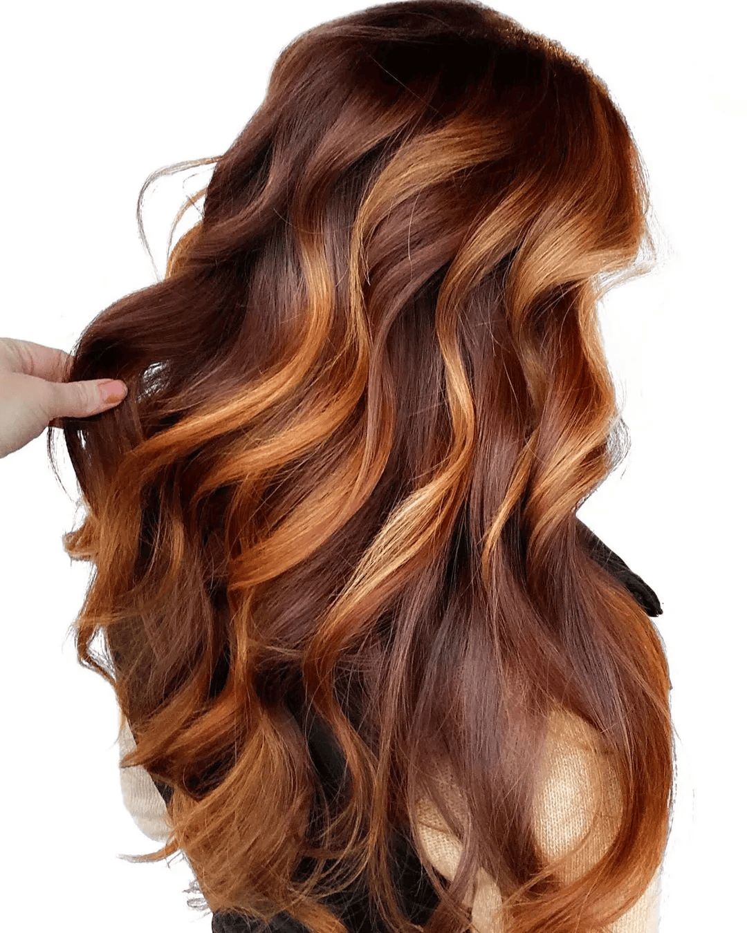 Loose Curls Visual Idea Loose Curls Visual Idea β Winter Red Hair Colors