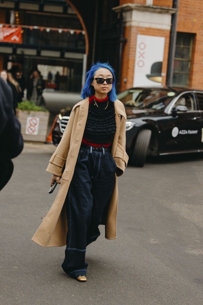 Classic Camel Coat and Wide-Leg Denim — Brown Coat Outfits