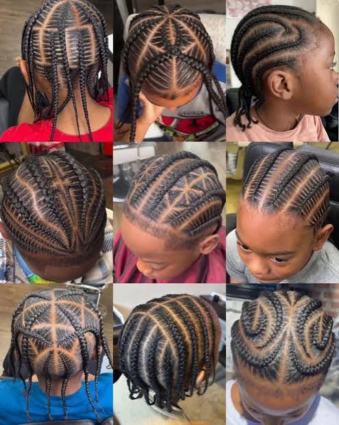 Mid-Back Visual Idea Mid-Back Visual Idea β Winter Hairstyles for Black Kids