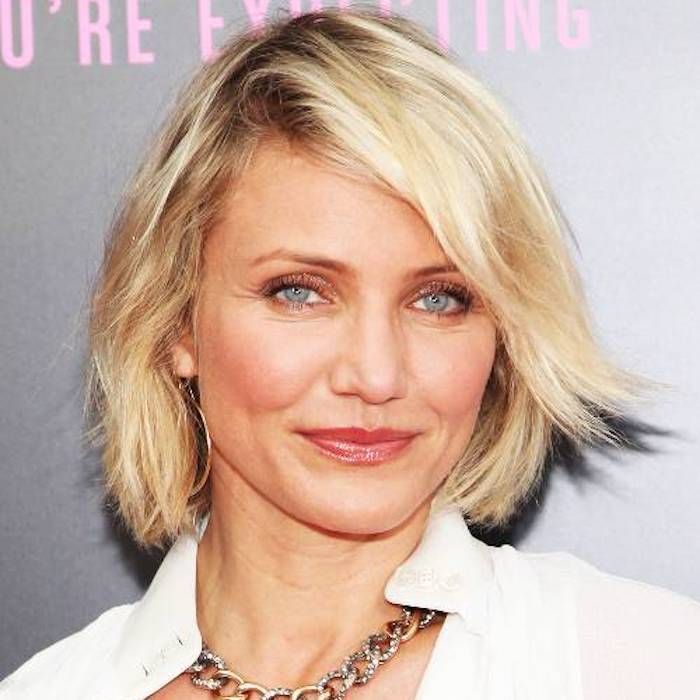 Textured Ash Blonde Bob — Winter Haircuts for Women Over 40